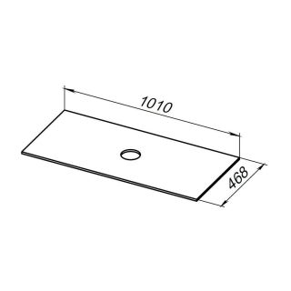 Столешница Allen Brau Fantasy 100 1.11010.G-S серый структ