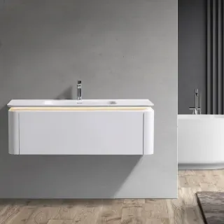 Мебель B&W U925.1200 основной шкаф, Unihopper, Corian раковина-столешница / LED light (1200x520x400)