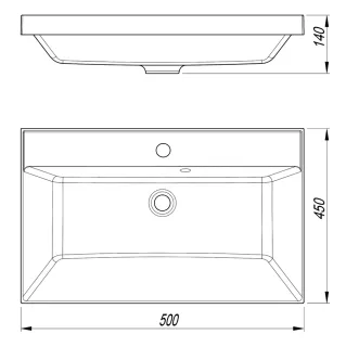 Раковина Style Line Asti СС-00002486 50 см серый шёлк