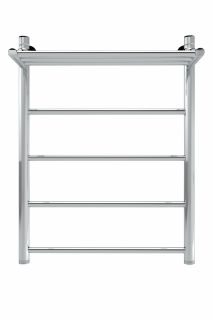 Полотенцесушитель водяной Indigo Line LLSHW70-40P с полкой 70x40 см хром