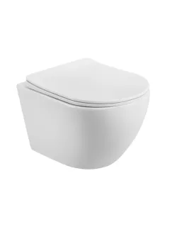 Унитаз подвесной BelBagno Marino BB7026CH-TOR/SC безободковый с сиденьем