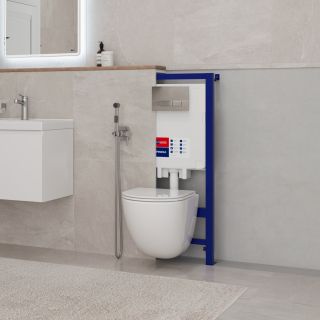 Инсталляция для подвесного унитаза Lemark Peneda 9880001 механическая без кнопки