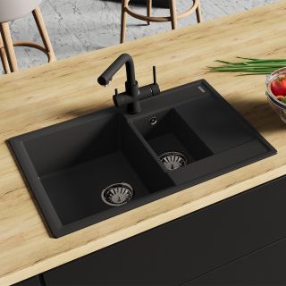 Кухонная мойка Lemark Ramza 760 9910037 антрацит