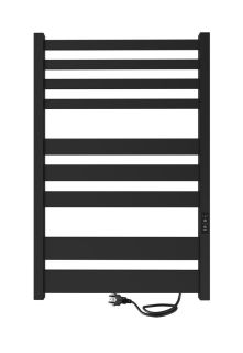 Полотенцесушитель электрический Indigo Atlas LСLATE80-50BRRt 80x50 см чёрный муар