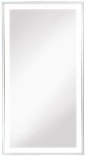 Зеркало-шкаф с подсветкой Art&Max Techno левый 35см белый AM-Tec-350-650-1D-L-DS-F