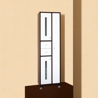 Пенал Бриклаер Бали 4627125412417 57 см венге/белый