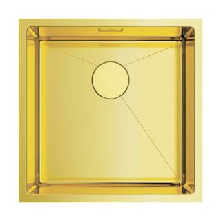 Мойка кухонная Omoikiri Taki 44-U/IF-LG нерж.сталь/светлое золото