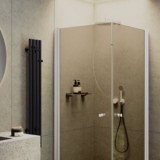 Душевой уголок MaybahGlass MGY-1302-1 90x90см белый