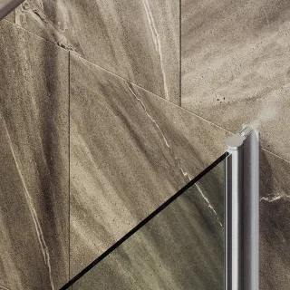 Шторка на ванну MaybahGlass MGV-597-5 50см хром матовый