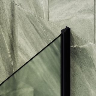 Шторка на ванну MaybahGlass MGV-787-6 70см чёрный