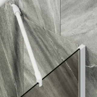 Шторка на ванну MaybahGlass MGV-71-1ш 90см белый