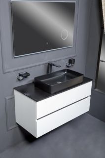 Раковина накладная Armadi Art Vallessi 60см чёрный 873