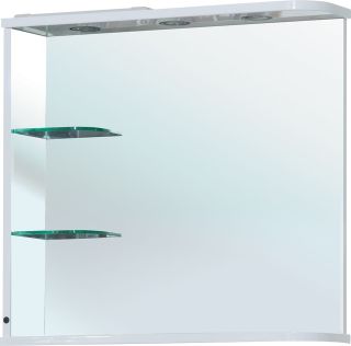 Зеркало с подсветкой Bellezza Рио 70см левое белый 00000001213