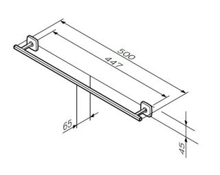 Полотенцедержатель Am.pm Gem A90346400