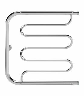 Полотенцесушитель водяной Indigo Фокстрот Liana FLW50-60P с полкой 50x60 см хром