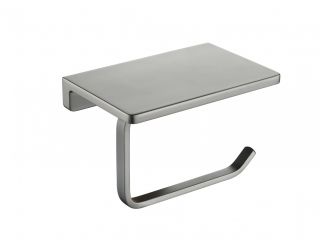 Настенный бумагодержатель плоский Grocenberg AC0027 (Графит)