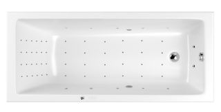 Гидромассажная ванна Whitecross Wave 0101.170075.100.NANO.CR 170x75см Nano хром