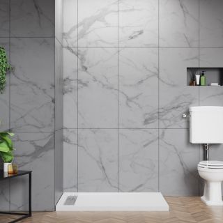 Акриловый поддон BelBagno TRAY-BB-DUE-AH-120/90-4-W0 белый