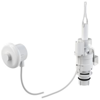 Кнопка пневматического смыва на расстоянии AlcaPlast белая MPO10