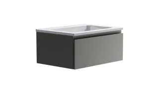 Тумба с раковиной Astra-Form Альфа 03060003ncss3502-y+04010006 70 см серо-бежевый матовый