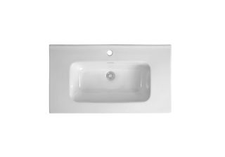 Тумба с раковиной Aquatek Вега AQ77080-MW 81 см белый матовый