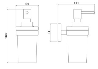 Дозатор Aquatek Европа AQ4105BG шлифованное золото