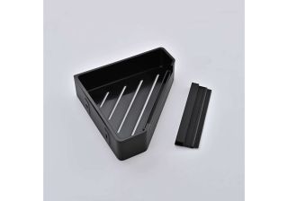 Полка для душа Aquatek AQ4976MB со стеклоочистителем чёрный