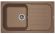Кухонная мойка Florentina Арона 860 мокко