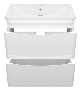 Напольная тумба под раковину Misty Атлантик 80 см белый