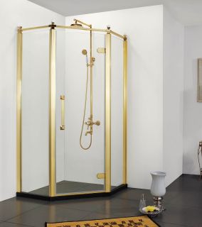 Душевое ограждение Azario ONTARIO AZ-NBB3231 1000 GOLD