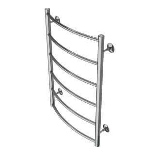 Полотенцесушитель водяной AZARIO VERONA AZ04158 500/800 6 секций, нижнее/диагональное подключение, 1/2, хром