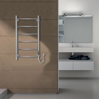 Полотенцесушитель электрический AZARIO VERONA AZ04848 400/800 6 секций, диммер справа, хром