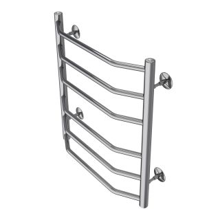 Полотенцесушитель водяной AZARIO RAVENNA AZ07156 500/600 6 секций, нижнее/диагональное подключение, 1/2, хром