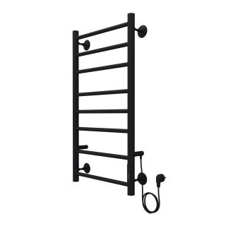 Полотенцесушитель электрический AZARIO PARMA AZ10848B 400/800 8 секций, диммер справа, черный