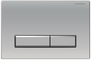 Клавиша смыва Charus Raiden FP.321.46.01 хром матовый