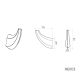 Крючок для ванной комнаты Knotlor RH103C, хром