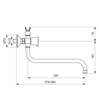 Смеситель Vidima Quadro BA346AA ванны и душа