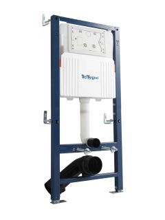 Инсталляция для унитазов BelBagno BB-109-M-C сборная из двух частей, фронтальное управление для механической кнопки