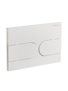 Кнопка смыва BelBagno BB-11-BL, белый глянец