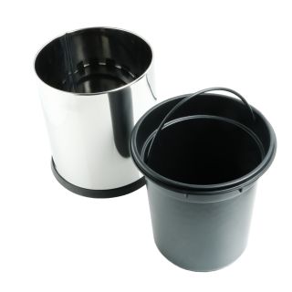 Ведро FIXSEN 5 л без крышки хром HOTEL (FX-31024B)