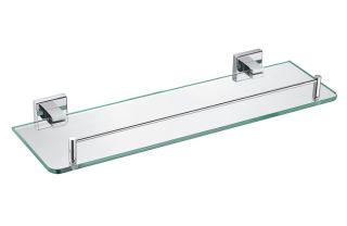 Полка стеклянная Melana MLN-862004P хром