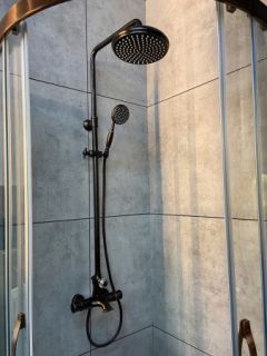 Душевая система с термостатом AltroBagno Beatrice 030407 BrNe черная бронза