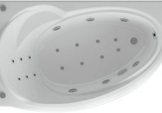 Акриловая ванна АКВАТЕК Бетта 160x97 см левая без гидромассажа