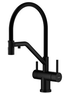 Смеситель для кухни Splenka S70.62.06 с подключением фильтра чёрный