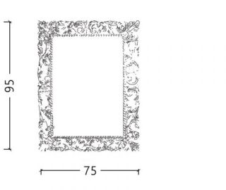 Зеркало Boheme Neoart бронза поталь 514-P