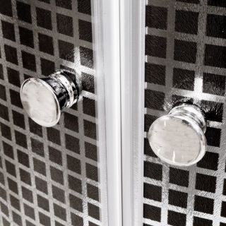 Душевая кабина Deto L 890 N без крыши BLACK 90х90х200 см