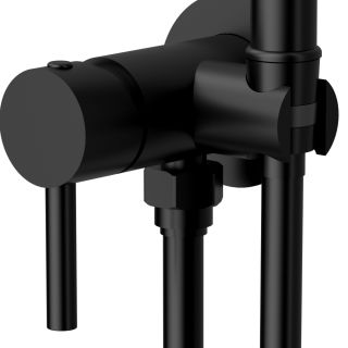 Гигиенический душ со смесителем Raiber Graceful RPB-009 чёрный матовый