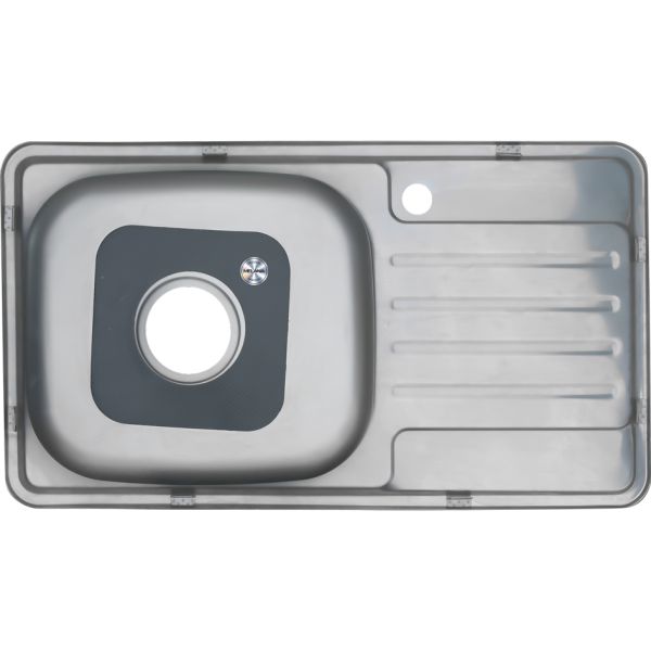 Мойка 7642 U Melana 0,6/160 хром с сифоном (221 t *10)