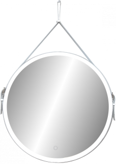 Зеркало с подсветкой Art&Max Milan 65см белый AM-Mil-650-DS-F