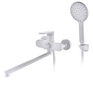 Смеситель для ванны с душем DQ Bayern.F?rth DA1523308 белый